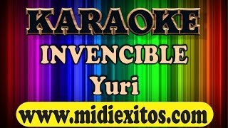 INVENCIBLE - YURI - KARAOKE