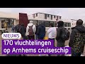 Eerste vluchtelingen gearriveerd op Arnhems cruiseschip