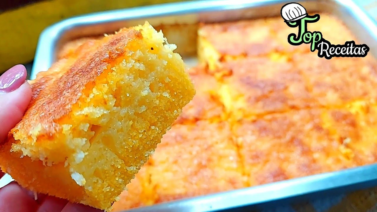 SEM FARINHA DE TRIGO SEM LEITE - UM BOLO DE LARANJA MOLHADINHO Fácil no liquidificador -Top Receitas