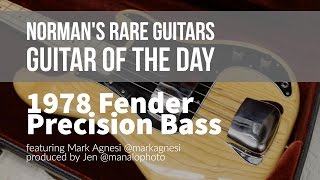 Video thumbnail for 1978 Fender Precision Bass | Guitar of the Day by Normans Rare Guitars