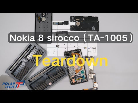 Nokia 8 Sirocco (TA-1005) Teardown - Screen Repair and Battery Replacement