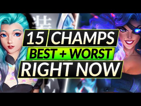 15 BEST and WORST Champions RIGHT NOW: ABUSE the 11.5 META While You Can - LoL Guide