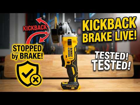 DEWALT 20V MAX Angle Grinder Kickback Brake Slide Switch 4-1/2-Inch #lowespartner #lowesfinds