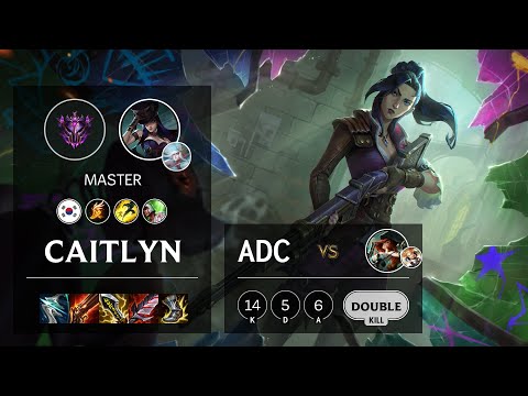 Caitlyn ADC vs Miss Fortune - KR Master Patch 11.24b