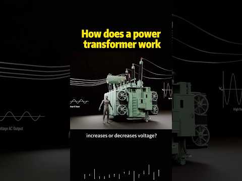 How does a power transformer work #knowledge #science