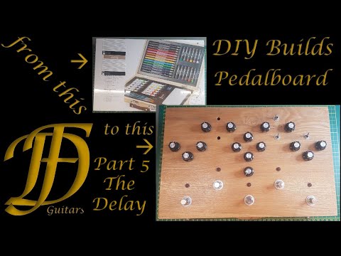 DIY Multi-Effect pedal board Part 5 The Delay/Reverb kit
