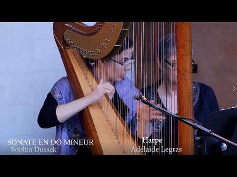 Adélaïde Legras - Sonate en do mineur - Sophia Dussek (1775 – 1831) - Harpe