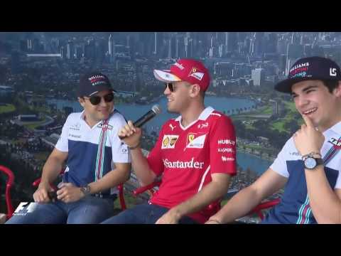 F1 2017 | Australian GP - Sebastian Vettel at the Fan Forum on Saturday