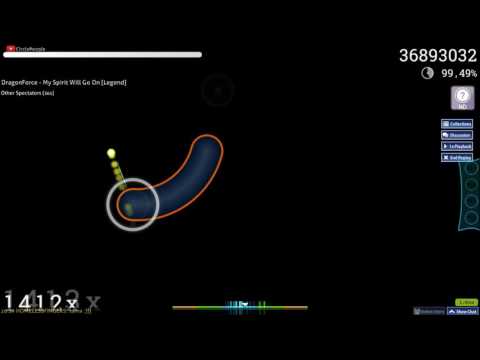 Cookiezi | DragonForce - My Spirit Will Go On [Legend] HD 99.44% 2736x 2 miss 334pp