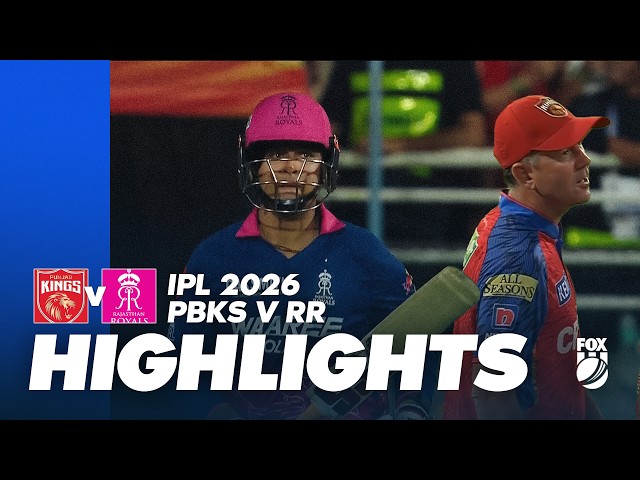 Punjab Kings v Rajasthan Royals I Full Match Highlights I Game 40 IPL 2026 I Fox Cricket
