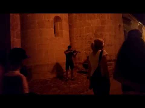 You raise me up - Violin & Guitar Cover (street performance in Krk town, Croatia)