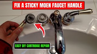 Fix a Sticky Moen Faucet Handle – Easy DIY Cartridge Repair!