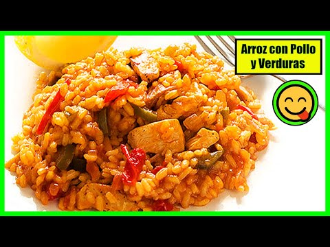 Arroz con Pollo y Verduras 😋🍗🥘🌶️ Receta de Dieta Mediterránea