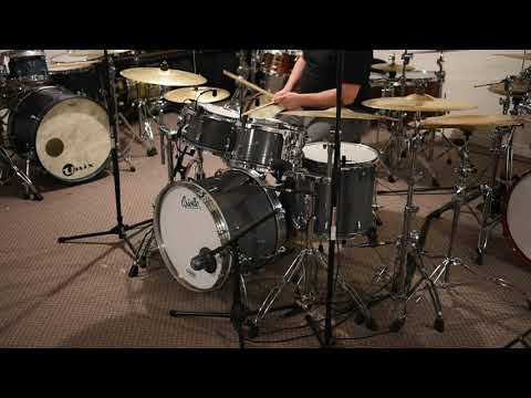 Oriollo Phantom Drum, Joyful Noise TKO Brass Snare, UFIP Cymbals, Acustica Audio Cola2 on all tracks