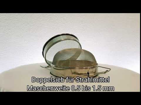 Double tamis pour abrasifs en métal inoxydable - Compatible alimentation et sablage_1