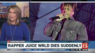 Rapper Juice Wrld dies suddenly after medical emergency at airport