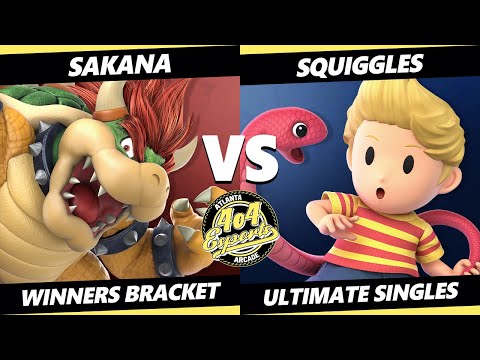 4o4 Smash Night 63 - Sakana (Bowser) Vs. Squiggles (Lucas, Mii Brawler) SSBU Ultimate Tournament