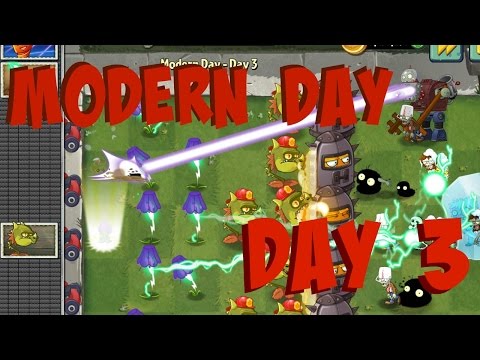 Plants vs Zombies 2 Modern Day Epic Hack - Day 3 : Yesterday's Heroes