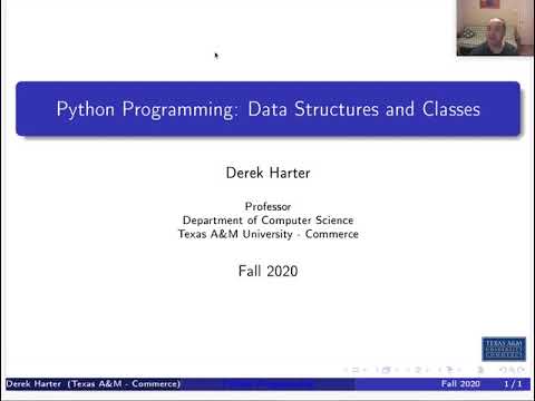 CSci 574 Machine Learning : U01-2 Python Programming, Data Structures