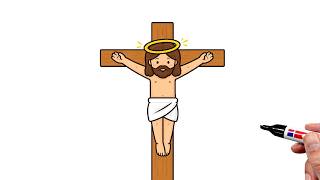 How to Draw Jesus On a Cross
