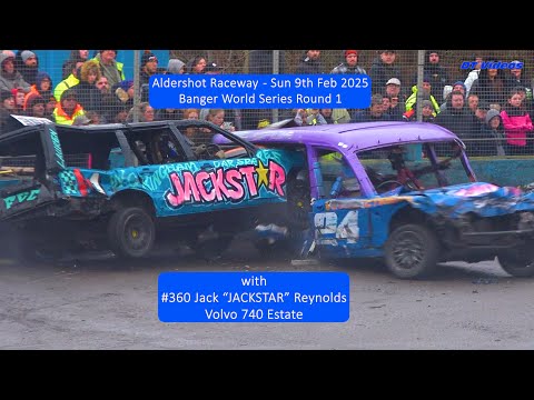 Jackstar 360 @ Aldershot BWS Round 1 2025 | Banger Racing | Highlights