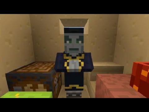 Minecraft defending my villagers from chinese raiders & Evokers!