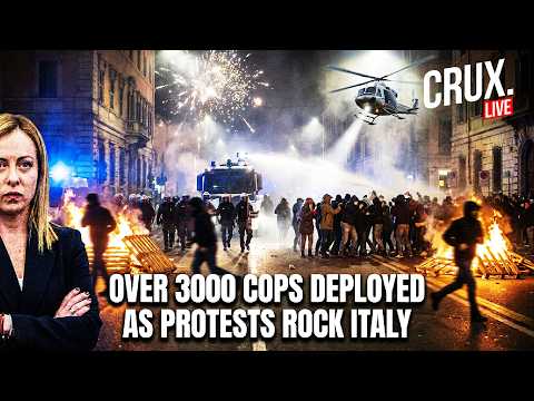 'KEEP ITALY OUT OF THE WAR’ Fresh March Rocks Rome As PM Meloni Faces Protest Heat | CRUX LIVE