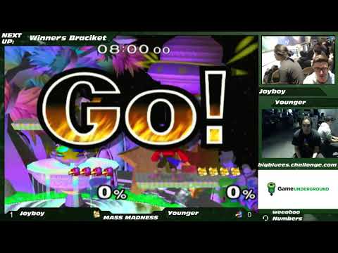 Mass Madness 20 SSBM - Younger (Falco) vs. Joyboy (Fox) - Melee WR2