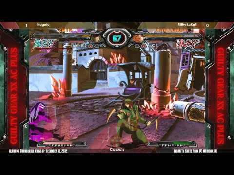 ATK2 - GGXXACP - Singles - Nagato vs Filthy Luker