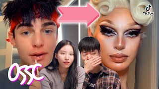 Koreans React To Drag Queens Transformation  𝙊�
