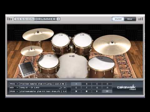 Platinum Samples: Evil Joe Barresi Glamouflage Kit for Session Drummer 3