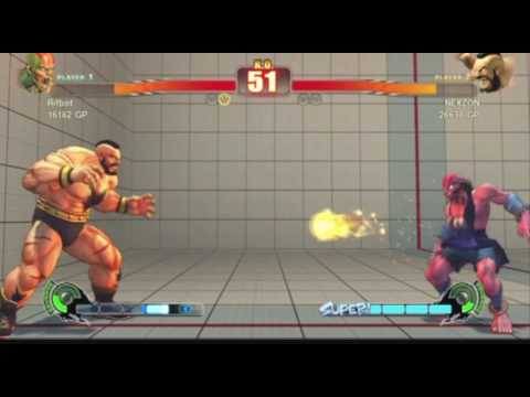 SF4: G1 Dhalsim vs Zangief XBL microphone stupidity 20091010