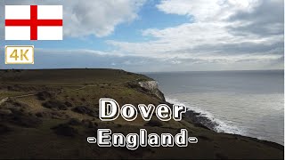 【4K】イギリス ドーバー ドローン 海外映像【Drone】UK England Dover