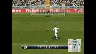 Real Madrid vs Arsenal - Penalty shoot  PES 2013 