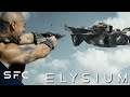 Elysium Action Sci Fi Movie Awesome Fight Scene Exoskeleton