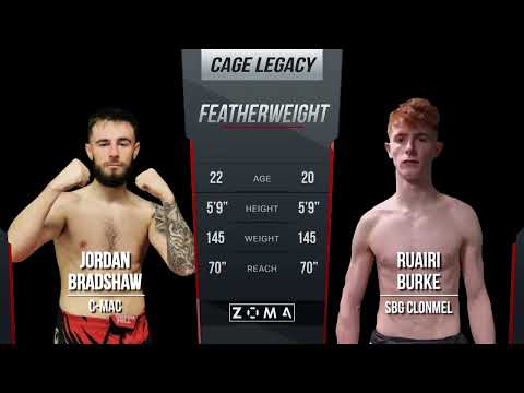 Jordan Bradshaw V Ruairi Burke - Cage Legacy 14
