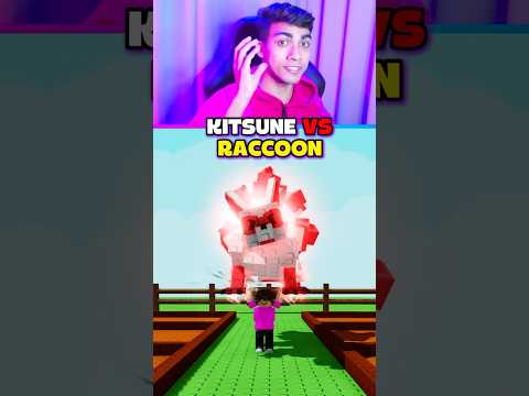 KITSUNE VS RACCOON GROW A GARDEN 😱