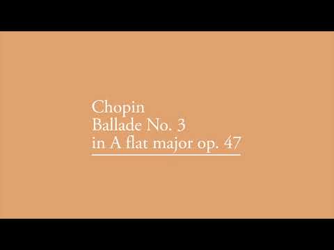 Chopin Ballade No.3  in A flat major op. 47 (Vladimir Ashkenazy)(1964)