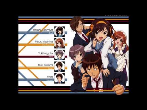 Haruhi Suzumiya All Openings/Endings + Lost My Music & God Knows
