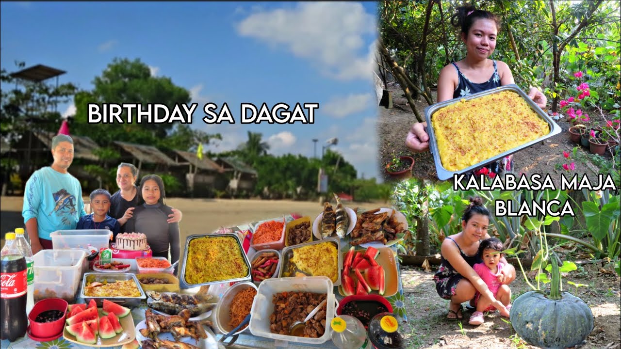I Turned This Garden Fresh Kalabasa Into An Elegant Birthday Dessert | Fam Day At The Beach