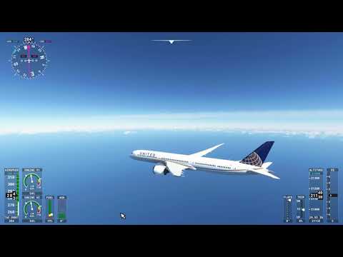 MSFS2020 | United Island Hopper Leg 4 | Kosrae (KSA) - Pohnpei (PNI) | Voo completo | 4K Ultra