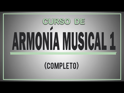 CURSO DE ARMONÍA MUSICAL 1