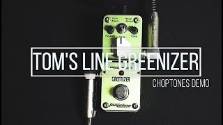 Video thumbnail for Tom's Line Pedals | AGR-3 Greenizer | Playthrough (Tube Screamer) by ChoptonesOfficial