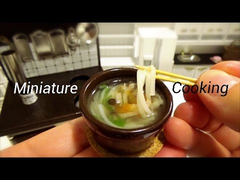 Mini Food #11-ミニチュア料理-『にゅうめん-NYUUMEN-』ミニチュアクッキング Miniature Cooking show 미니 요리 Video