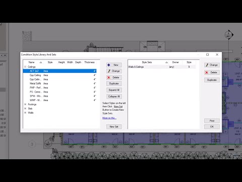 On-Screen Takeoff - Styles and Style Sets