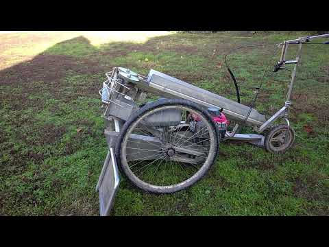 Parsley harvester machine