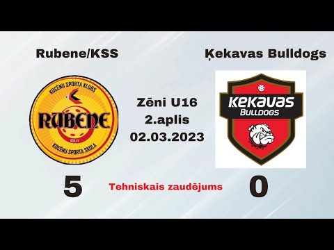 Floorball U16 Rubene/KSS - Ķekavas Bulldogs 02.03.2023 HIGHLIGHTS