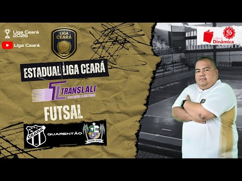 Estadual Liga Ceará Translali Futsal 2026: Ceará SC 🆚 Paraipaba - Quarentão