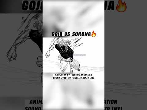 Gojo vs Sukuna 🔥#jujutsukaisen #gojo #sukuna #gojovssukuna #jujytsukaisenedit