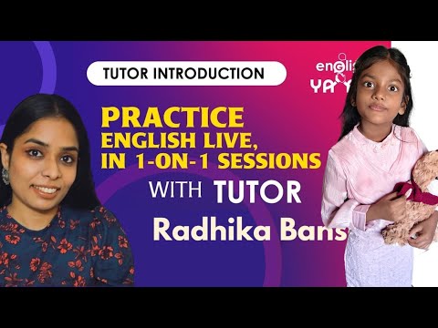  Speaking english with 6 Year Old Kids”| @EnglishYaari  Tutor Radhika Bansal |#1